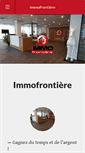 Mobile Screenshot of immofrontiere.com